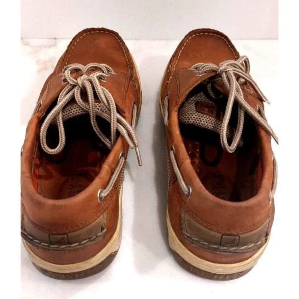 Sperry Top-sider Men's Billfish 3-Eye Boat Shoe Tan/Beige 0799023 Size‎ 9 Medium